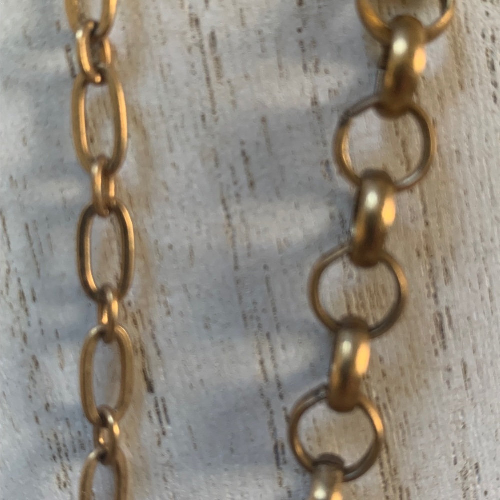 Patricia Nash Double Chain Charm Necklace NWOT - Picture 6 of 7